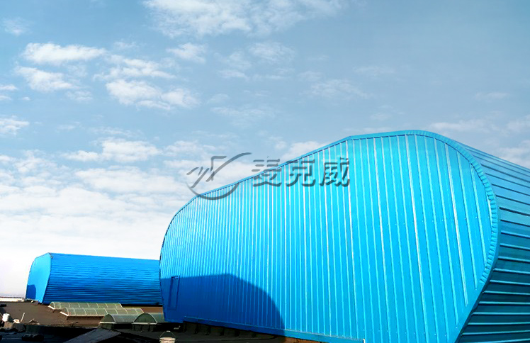 渤海船廠廠房屋頂通風(fēng)天窗工程