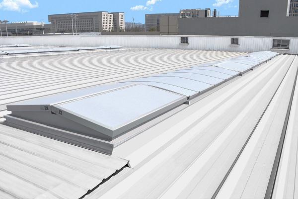 成都天府國際機(jī)場國航貨運(yùn)站—四川三角型電動采光排煙天窗