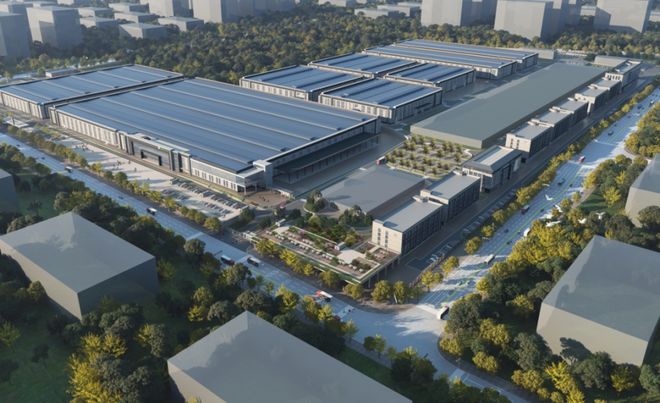 綠源(重慶)綠色出行產業基地項目效果圖